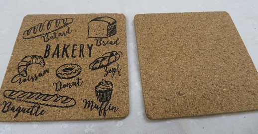 DAISO製コルクコースター2枚入り