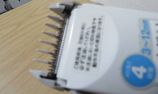 電動バリカンPanasonic ER 5204Pの6ミリのアタッチメント画像